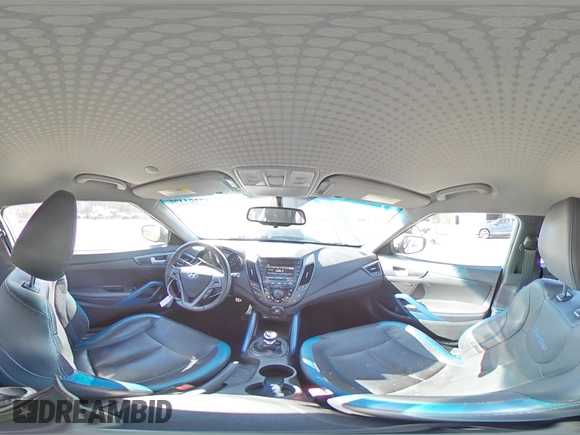 2014 Hyundai Veloster Turbo with VIN KMHTC6AE8EU183757, listed as a Copart auction lot 47384425 with 82,561 mi miles and Salvage Title. Bid and sale history available at carsss.com. Image 15.