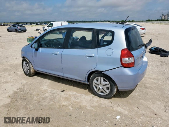 2008 Honda Fit with VIN JHMGD38438S068027, listed as a Copart auction lot 61033815 with 151,639 mi miles and Salvage title. Bid and sale history available at DreamBid. Image 2.
