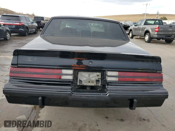 1986 Buick Regal with VIN 1G4GK4771GP428305, listed as a Copart auction lot 81919944 with 943 mi miles and Clean Title. Bid and sale history available at DreamBid. Image 6.