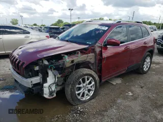 2016 Jeep Cherokee Latitude z VIN 1C4PJMCS7GW253369, wystawiony jako Copart lot #63750275 z przebiegiem 96 465 mil mil oraz Szkoda całkowita • Salvage title. Historia ofert i sprzedaży dostępna na DreamBid. Obrazek 1.