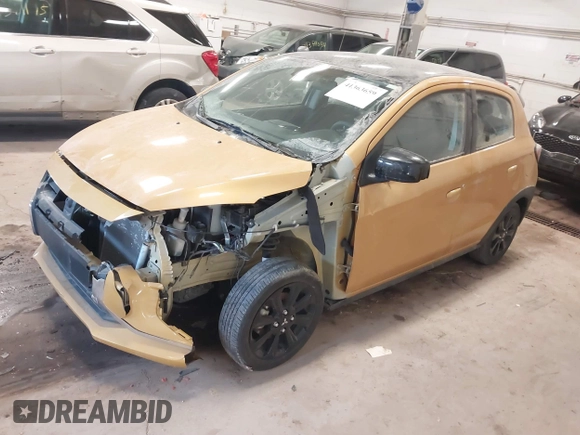 2023 Mitsubishi Mirage Black Edition with VIN ML32AWHJ0PH001038, listed as a IAAI auction lot 41363659 with 25,164 mi miles and . Bid and sale history available at DreamBid. Image 17.