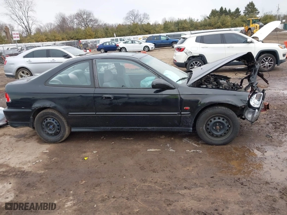 1998 Honda Civic EX with VIN 1HGEJ8243WL023329, listed as a IAAI auction lot 41744919 with 0 mi miles. Bid and sale history available at carsss.com. Image 13.