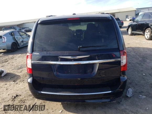 2016 Chrysler Town & Country Touring with VIN 2C4RC1BG7GR207032, listed as a Copart auction lot 45385345 with 92,189 mi miles and Salvage Title. Bid and sale history available at carsss.com. Image 6.