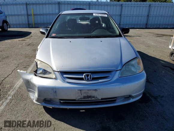 2003 Honda Civic LX with VIN 1HGEM21563L065861, listed as a Copart auction lot 41876845 with 233,101 mi miles and Salvage Title. Bid and sale history available at DreamBid. Image 5.