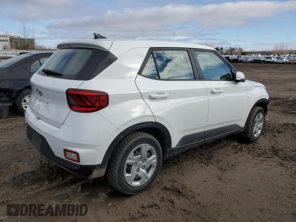 2020 Hyundai Venue SE with VIN KMHRB8A37LU047415, listed as a Copart auction lot 49169925 with 122,266 mi miles and Salvage Title. Bid and sale history available at DreamBid. Image 3.