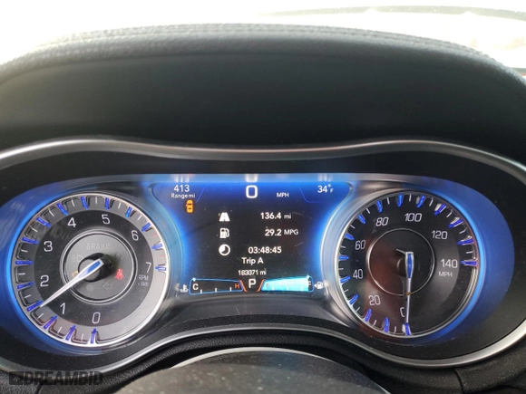 2016 Chrysler 300 Limited with VIN 2C3CCAAG0GH243694, listed as a Copart auction lot 43915925 with 183,071 mi miles and Salvage Title. Bid and sale history available at carsss.com. Image 9.