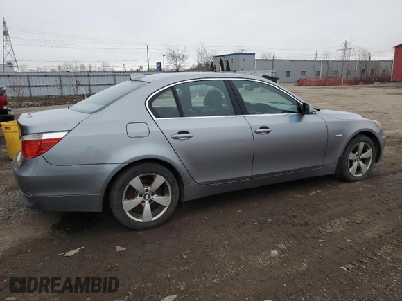 2007 BMW 5 Series 530xi with VIN WBANF73557CU24932, listed as a Copart auction lot 50828015 with Not Provided miles and Clean Title. Bid and sale history available at carsss.com. Image 3.