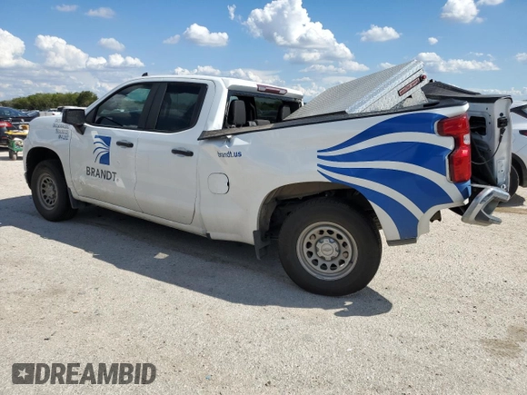 2020 Chevrolet Silverado 1500 Work Truck with VIN 1GCRWAEF9LZ216485, listed as a Copart auction lot 68293264 with 158,031 mi miles and Salvage Title. Bid and sale history available at DreamBid. Image 2.