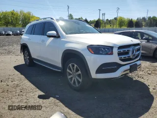 2020 Mercedes-Benz GLS 450 with VIN 4JGFF5KE4LA214885, listed as a Copart auction lot 54007984 with 27,719 mi miles and Salvage Title. Bid and sale history available at DreamBid. Image 4.