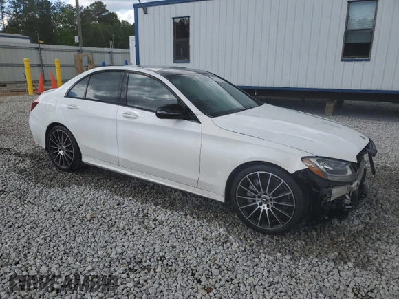 2017 Mercedes-Benz C C 300 with VIN 55SWF4JB9HU232141, listed as a Copart auction lot 52758905 with 86,645 mi miles and Salvage Title. Bid and sale history available at carsss.com. Image 4.