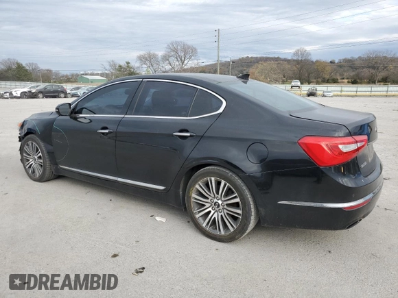 2014 Kia Cadenza Premium with VIN KNALN4D79E5152802, listed as a Copart auction lot 80728394 with 173,015 mi miles and Clean Title. Bid and sale history available at carsss.com. Image 2.