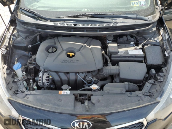 2016 Kia Forte EX with VIN KNAFX5A82G5628739, listed as a Copart auction lot 52540205 with 47,286 mi miles and Salvage Title. Bid and sale history available at DreamBid. Image 11.