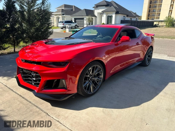 2023 Chevrolet Camaro ZL1 with VIN 1G1FK1R61P0128493, listed as a Copart auction lot 49242675 with 6,433 mi miles and Clean title. Bid and sale history available at DreamBid. Image 2.