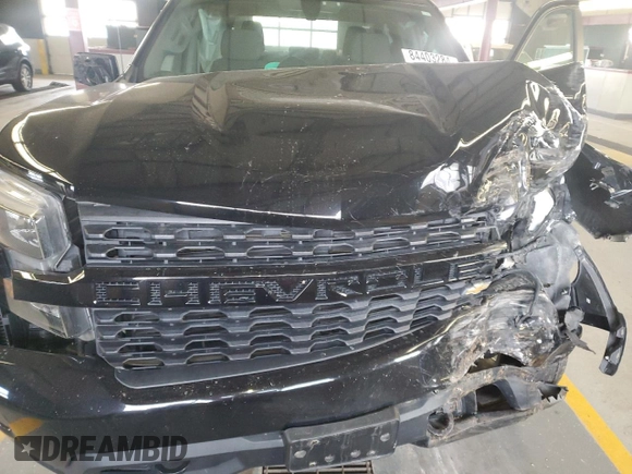2021 Chevrolet Silverado 1500 Custom with VIN 1GCPYBEK3MZ120101, listed as a Copart auction lot 84403284 with 52,693 mi miles and Salvage Title. Bid and sale history available at DreamBid. Image 12.