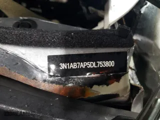 2013 Nissan Sentra SV with VIN 3N1AB7AP5DL753800, listed as a Copart auction lot 47475395 with 0 mi miles and Non Repairable. Bid and sale history available at carsss.com. Image 12.
