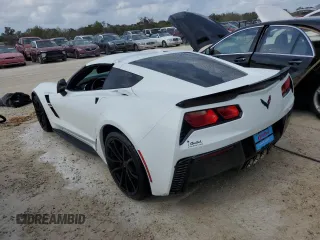 2019 Chevrolet Corvette Grand Sport 1LT with VIN 1G1YW2D72K5124368, listed as a Copart auction lot 77957464 with Not provided miles and Non repairable. Bid and sale history available at DreamBid. Image 2.