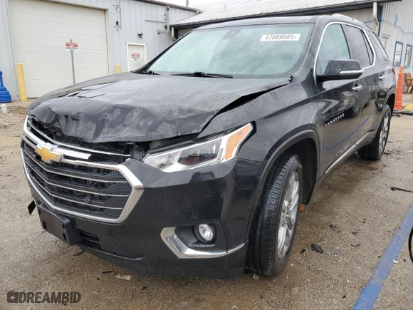 2018 Chevrolet Traverse Premier with VIN 1GNEVJKW7JJ113879, listed as a Copart auction lot 47089085 with 67,514 mi miles and Salvage Title. Bid and sale history available at carsss.com. Image 1.