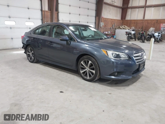 2017 Subaru Legacy Limited with VIN 4S3BNAN61H3038702, listed as a IAAI auction lot 41799555 with 134,165 mi miles. Bid and sale history available at carsss.com. Image 1.