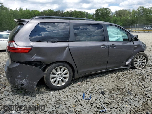 2016 Toyota Sienna Limited с VIN 5TDDK3DC5GS130154, выставлен на аукционе Copart как лот 55903525 с пробегом 71 124 миль миль и Списание • Salvage title. История ставок и продаж доступна на DreamBid. Изображение 3.