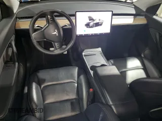 2022 Tesla Model Y Performance with VIN 7SAYGDEF3NF453267, listed as a Copart auction lot 53787615 with 82,452 mi miles and Salvage Title. Bid and sale history available at DreamBid. Image 8.