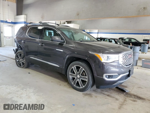 2018 GMC Acadia Denali with VIN 1GKKNPLS8JZ122378, listed as a Copart auction lot 53789415 with 91,334 mi miles and Salvage title. Bid and sale history available at DreamBid. Image 4.