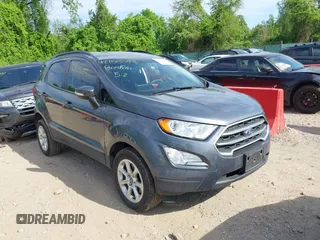2021 Ford EcoSport SE z VIN MAJ6S3GL7MC427059, wystawiony jako IAAI lot #42155093 z przebiegiem 56 148 mil mil oraz . Historia ofert i sprzedaży dostępna na DreamBid. Obrazek 1.