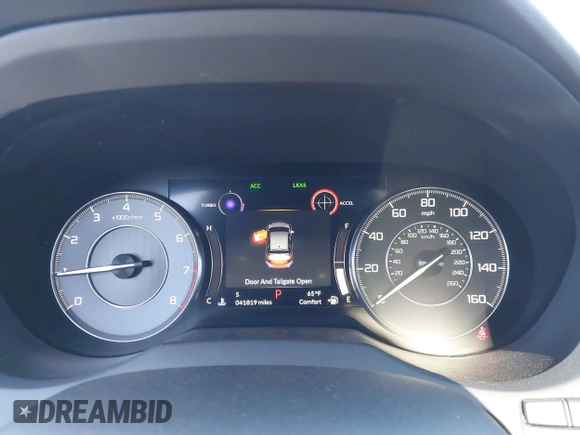 2020 Acura RDX with VIN 5J8TC1H37LL001949, listed as a IAAI auction lot 41943637 with 41,819 mi miles and . Bid and sale history available at DreamBid. Image 7.