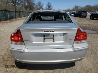 2007 Volvo S60 2.5L Turbo with VIN YV1RS592272635023, listed as a Copart auction lot 51464755 with 57,261 mi miles and Salvage Title. Bid and sale history available at carsss.com. Image 6.