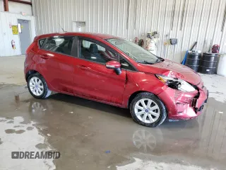 2013 Ford Fiesta SE with VIN 3FADP4EJ6DM173438, listed as a Copart auction lot 53452075 with 57,726 mi miles and Salvage Title. Bid and sale history available at DreamBid. Image 4.