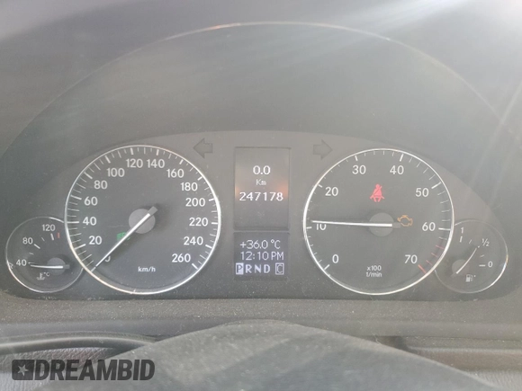 2006 Mercedes-Benz C 280 Luxury z VIN WDBRF92J66F818336, wystawiony jako Copart lot #62921035 z przebiegiem 247 178 mil mil oraz Czysty tytuł • Clean title. Historia ofert i sprzedaży dostępna na DreamBid. Obrazek 9.