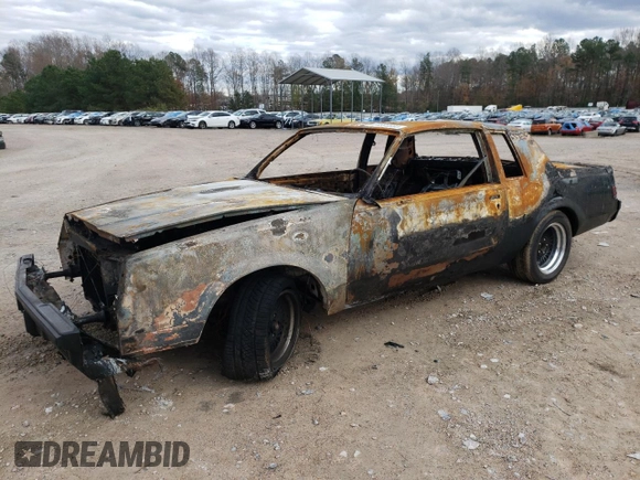 1986 Buick Regal with VIN 1G4GK4779GP450391, listed as a Copart auction lot 81891664 with Not Provided miles and Salvage Title. Bid and sale history available at DreamBid. Image 1.