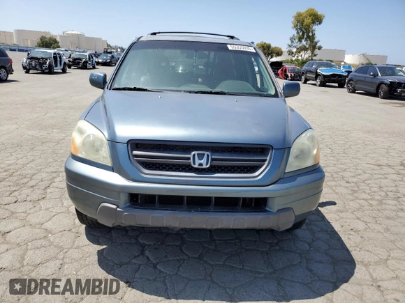 2005 Honda Pilot EX-L z VIN 2HKYF18725H540033, wystawiony jako Copart lot #55355935 z przebiegiem 249 427 mil mil oraz Czysty tytuł • Clean title. Historia ofert i sprzedaży dostępna na DreamBid. Obrazek 5.