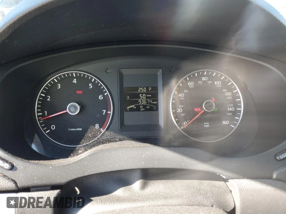 2013 Volkswagen Jetta SE z VIN 3VWDP7AJ3DM448343, wystawiony jako Copart lot #60096735 z przebiegiem 93 674 mil mil oraz Nie do naprawy • Non repairable. Historia ofert i sprzedaży dostępna na DreamBid. Obrazek 9.