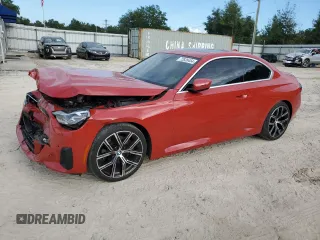 2022 BMW 2 Series 230i with VIN 3MW23CM07N8C18099, listed as a Copart auction lot 72835454 with 38,749 mi miles and Salvage Title. Bid and sale history available at carsss.com. Image 1.
