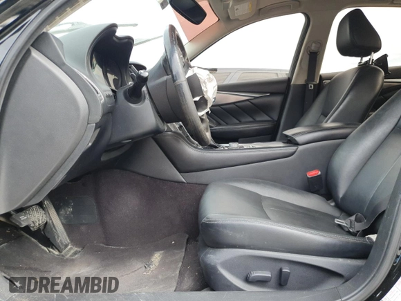 2015 Infiniti Q50 Premium z VIN JN1BV7AR8FM422960, wystawiony jako Copart lot #56393115 z przebiegiem 177 379 mil mil oraz Szkody całkowita. Historia ofert i sprzedaży dostępna na DreamBid. Obrazek 7.