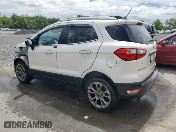 2018 Ford EcoSport Titanium z VIN MAJ6P1WL0JC205255, wystawiony jako Copart lot #57236765 z przebiegiem 53 808 mil mil oraz Szkoda całkowita • Salvage title. Historia ofert i sprzedaży dostępna na DreamBid. Obrazek 2.