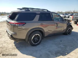 2024 Nissan Pathfinder SV with VIN 5N1DR3BD8RC230028, listed as a Copart auction lot 45240105 with 21,211 mi miles and Salvage Title. Bid and sale history available at carsss.com. Image 3.