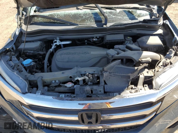 2016 Honda Pilot EX-L with VIN 5FNYF6H5XGB069066, listed as a Copart auction lot 49676225 with 78,283 mi miles and Salvage Title. Bid and sale history available at DreamBid. Image 12.
