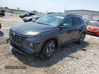2023 Hyundai Tucson Limited with VIN 5NMJE3AE6PH213403, listed as a Copart auction lot 63034154 with 18,059 mi miles and Salvage Title. Bid and sale history available at carsss.com. Image 1.