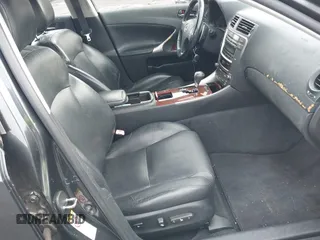 2007 Lexus IS 250 with VIN JTHCK262772009223, listed as a IAAI auction lot 41142962 with 207,967 mi miles. Bid and sale history available at carsss.com. Image 5.