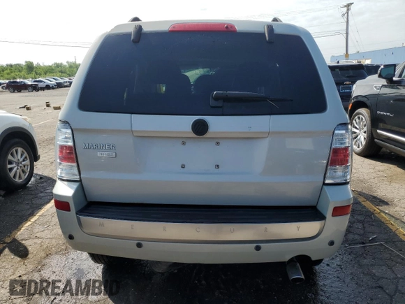 2009 Mercury Mariner Premier with VIN 4M2CU87GX9KJ25554, listed as a Copart auction lot 59949775 with Not provided miles and Salvage title. Bid and sale history available at DreamBid. Image 6.