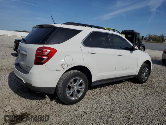 2016 Chevrolet Equinox LT z VIN 2GNALCEK0G6337977, wystawiony jako Copart lot #51516105 z przebiegiem 167 810 mil mil oraz Szkoda całkowita • Salvage title. Historia ofert i sprzedaży dostępna na DreamBid. Obrazek 3.