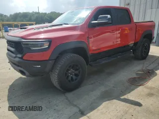 2022 Ram 1500 TRX with VIN 1C6SRFU91NN370837, listed as a Copart auction lot 61142975 with 15,660 mi miles and Salvage title. Bid and sale history available at DreamBid. Image 1.