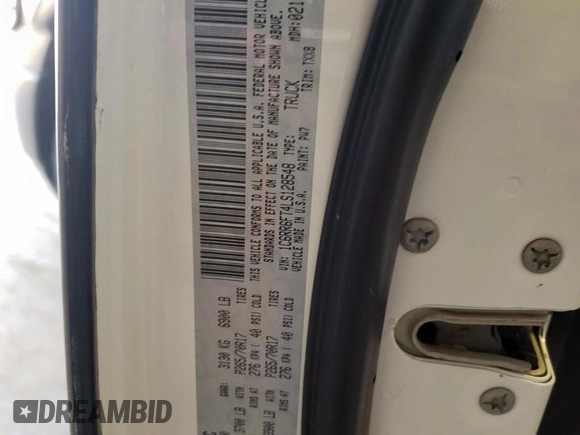 2020 Ram 1500 Tradesman with VIN 1C6RR6FT4LS128548, listed as a Copart auction lot 64782345 with 87,872 mi miles and Salvage title. Bid and sale history available at DreamBid. Image 12.