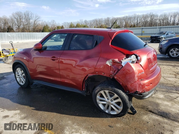 2014 Nissan Juke S with VIN JN8AF5MR1ET351874, listed as a Copart auction lot 45927775 with 157,798 mi miles and Salvage Title. Bid and sale history available at DreamBid. Image 2.