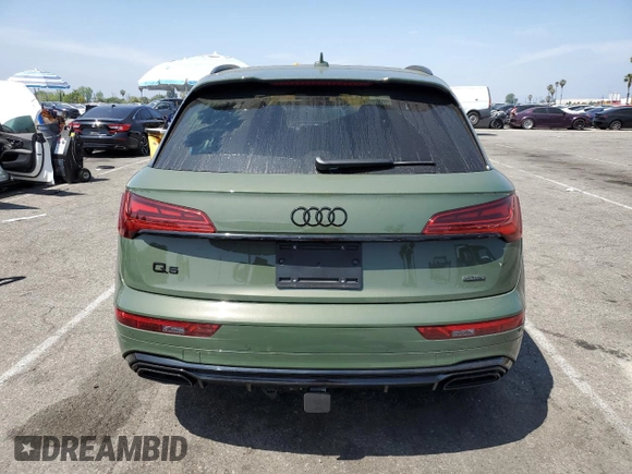 2024 Audi Q5 S line Premium Plus с VIN WA1E2AFY5R2086601, выставлен на аукционе Copart как лот 53965715 с пробегом 5 844 миль миль и Списание • Salvage title. История ставок и продаж доступна на DreamBid. Изображение 6.
