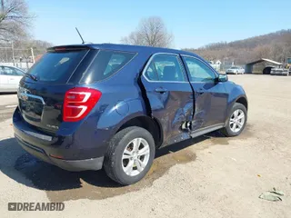 2016 Chevrolet Equinox LS with VIN 2GNFLEEK8G6155770, listed as a IAAI auction lot 41728714 with 106,531 mi miles. Bid and sale history available at carsss.com. Image 4.