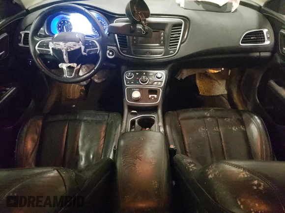 2015 Chrysler 200 C with VIN 1C3CCCCB7FN575909, listed as a Copart auction lot 51828205 with 211,589 mi miles and Salvage Title. Bid and sale history available at DreamBid. Image 8.