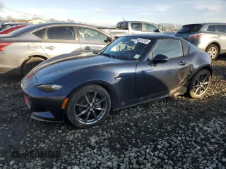 2021 Mazda MX-5 Miata Grand Touring with VIN JM1NDAM70M0458182, listed as a Copart auction lot 43274345 with 14,483 mi miles and Clean title. Bid and sale history available at DreamBid. Image 1.