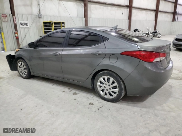 2012 Hyundai Elantra GLS PZEV with VIN 5NPDH4AE9CH135271, listed as a Copart auction lot 83614384 with 166,623 mi miles and Salvage Title. Bid and sale history available at carsss.com. Image 2.